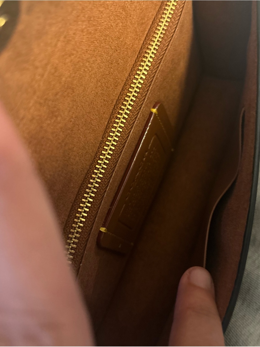 Coach Brown Leather Crossbody with Top Handle - Picture 4 of 4
